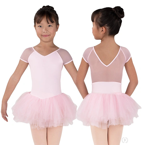 0036 Eurotard child cap sleeve dress
