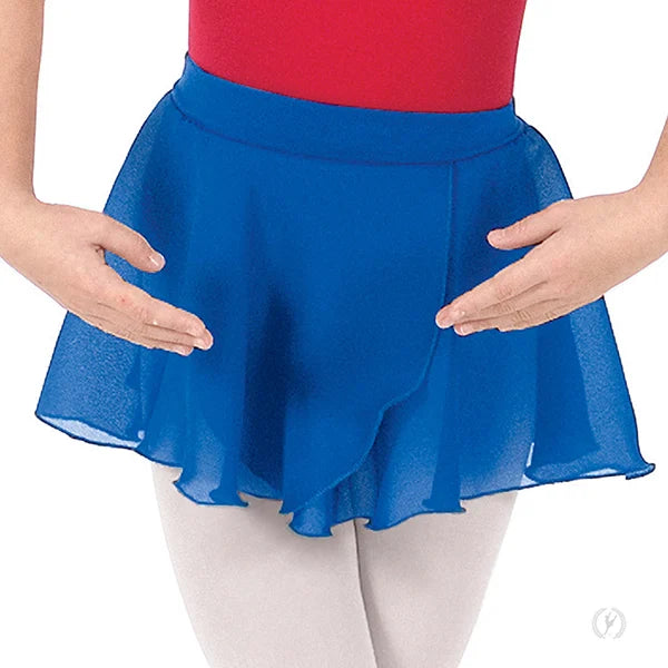 Eurotard-child-Chiffon Mock Wrap Pull-On Skirt-10127