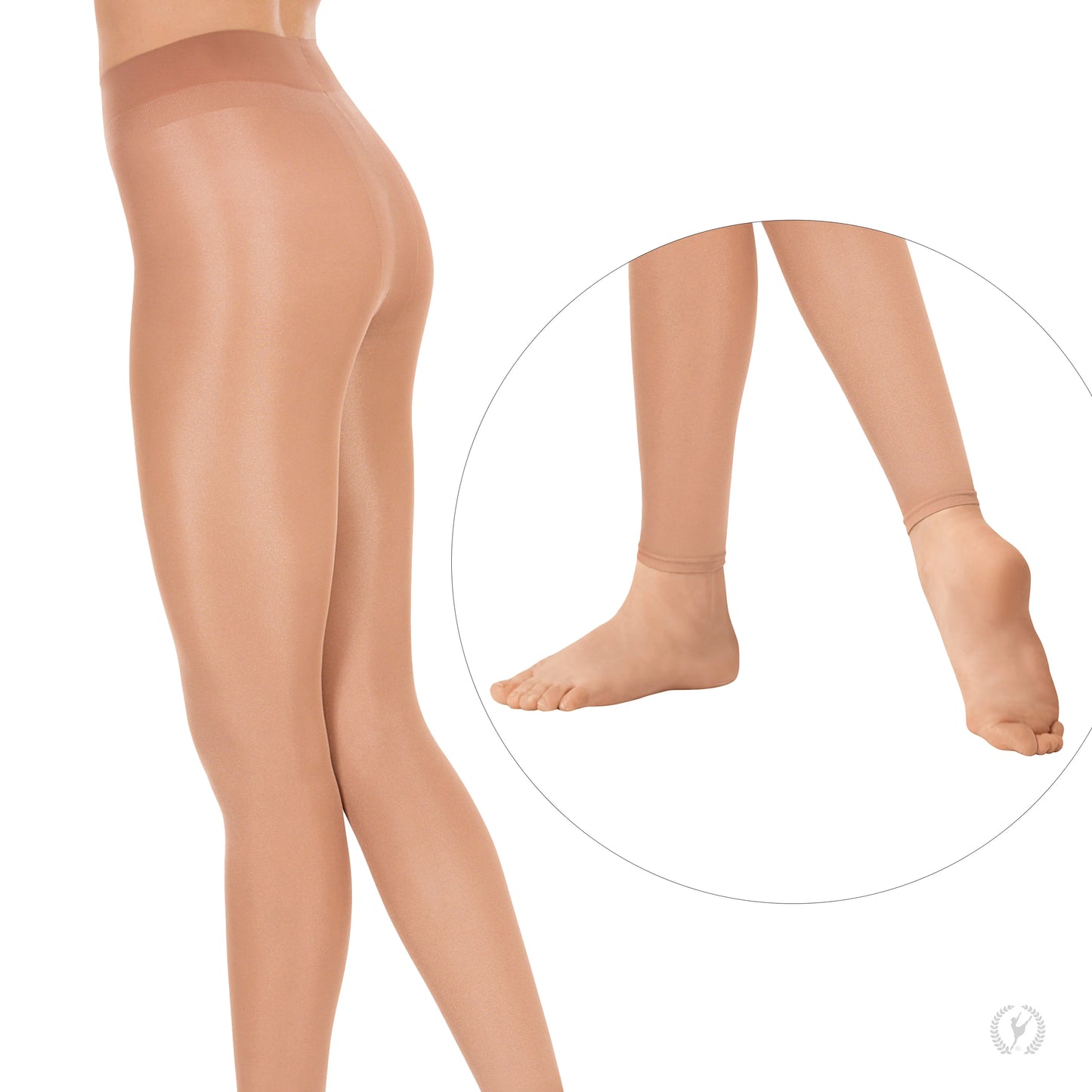 Eurotard-Adult- SHIMMERY FOOTLSS (211FL)