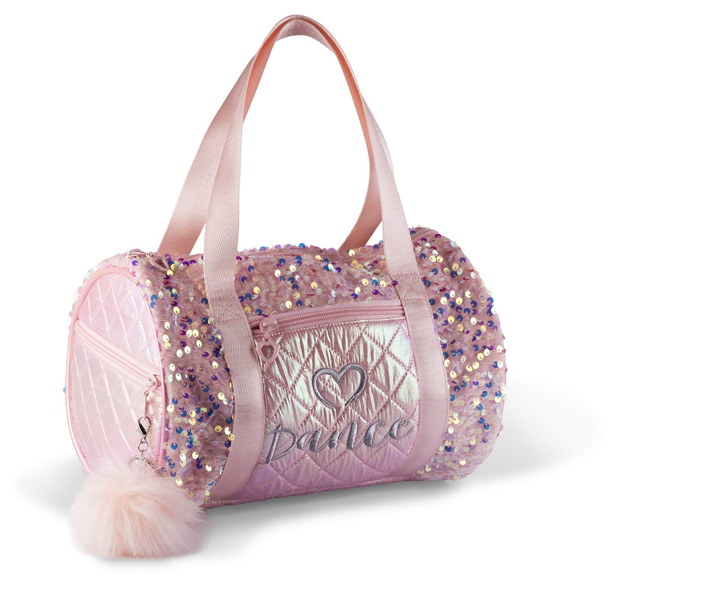 B26520PNK Dazzling Sequin Duffle