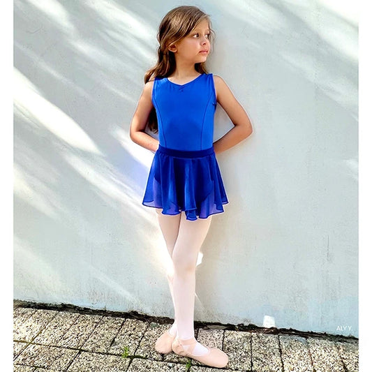 Eurotard-child-Chiffon Mock Wrap Pull-On Skirt-10127