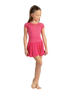 DanzNmotion-23207C DM cap sleeve dress w/heart