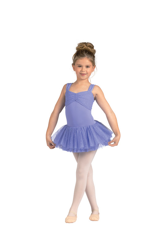 DanzNmotion-25200C DM Mesh overlay sparkle dress