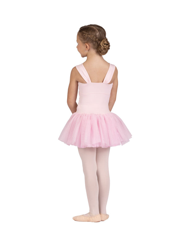 DanzNmotion-25200C DM Mesh overlay sparkle dress