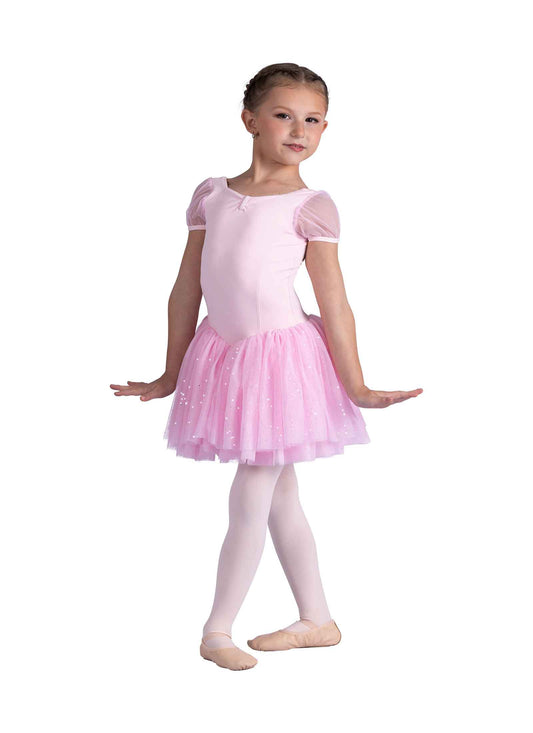 26204C Puff Sleeve Glitter