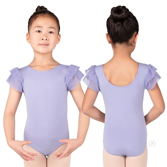 Eurotard 4142 Child mesh flutter sleeve leotard