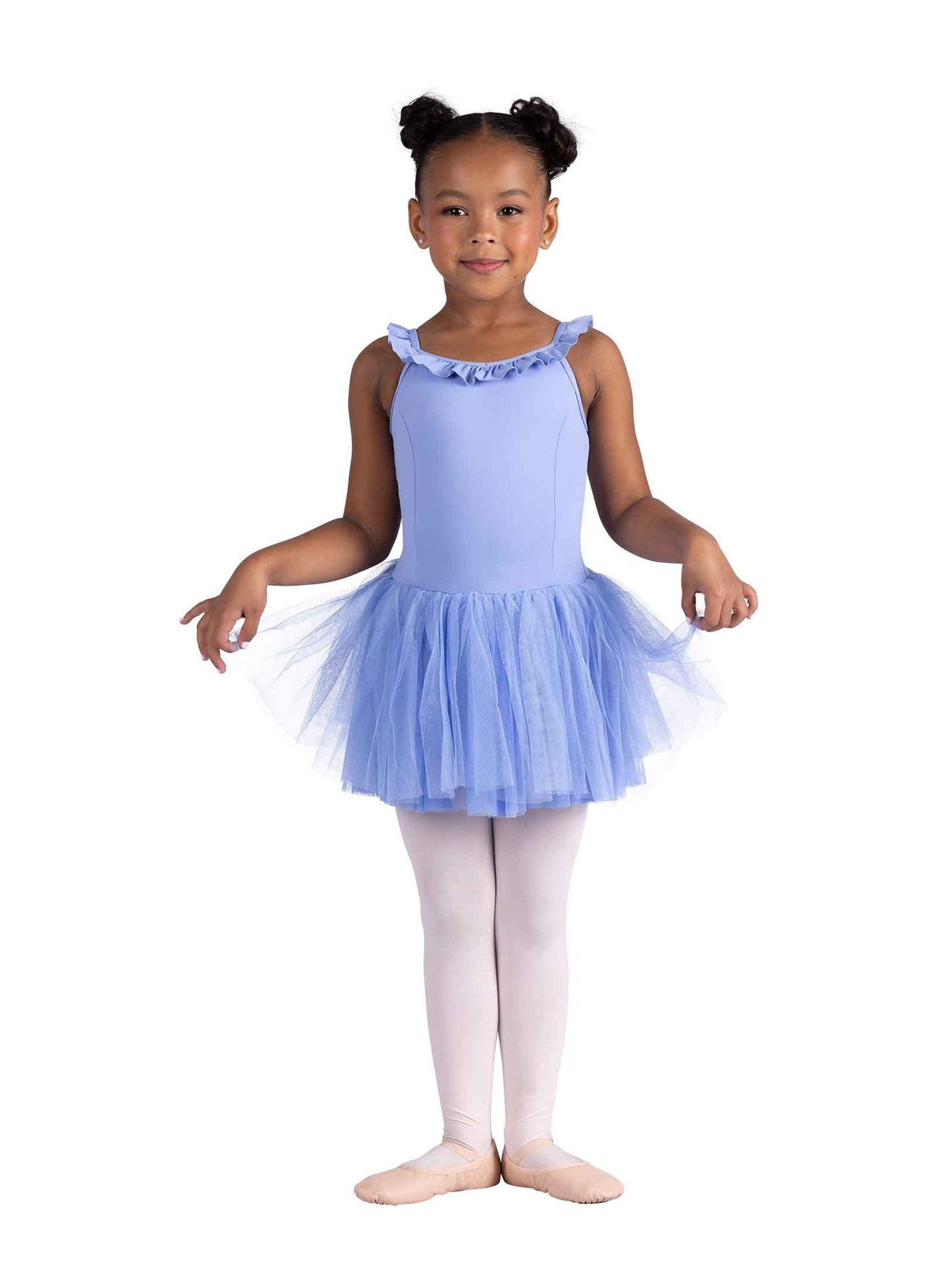 25206C Ruffle Trim Dress
