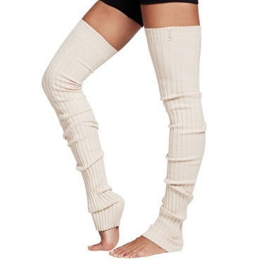 T07722 Thigh high leg warmers